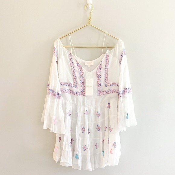 Rococo‎ Sand Paloma White Embroidered Dress - Picture 1 of 16